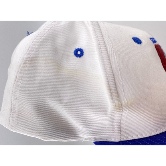 Vtg Coca Cola Snapback Hat Cap Adult OS Unique Blue White Red Embroidered USA - Picture 6 of 6